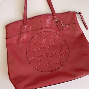 GUC Coach Poppy tote in Pink